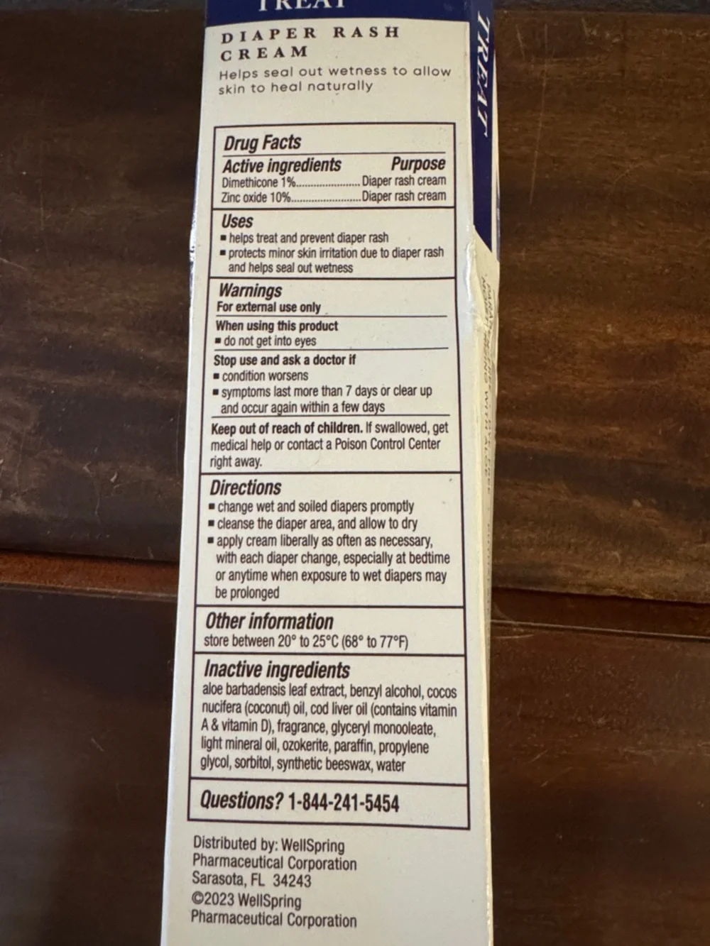 A & D Treat Diaper Rash Cream Dimethicone  Zinc Oxide Sealed!  4 oz.